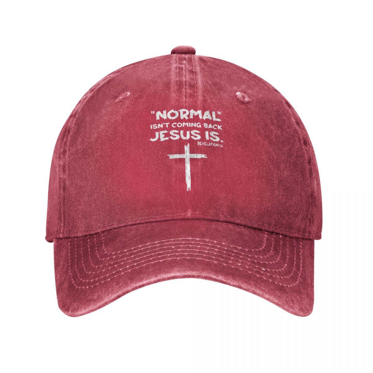 DJOJO CAP Vintage Baseball Cap Snapback Hoed Normaal komt niet terug Jezus Zomer Herfst Cap Christian Gewassen 100% Katoen Casquette Gorras One Size