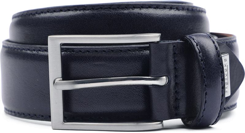 Profuomo Riem Leer Donker Blauw