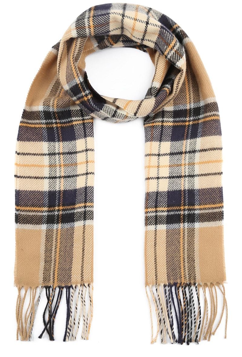 Suitable Heren Sjaal Ruit Beige -