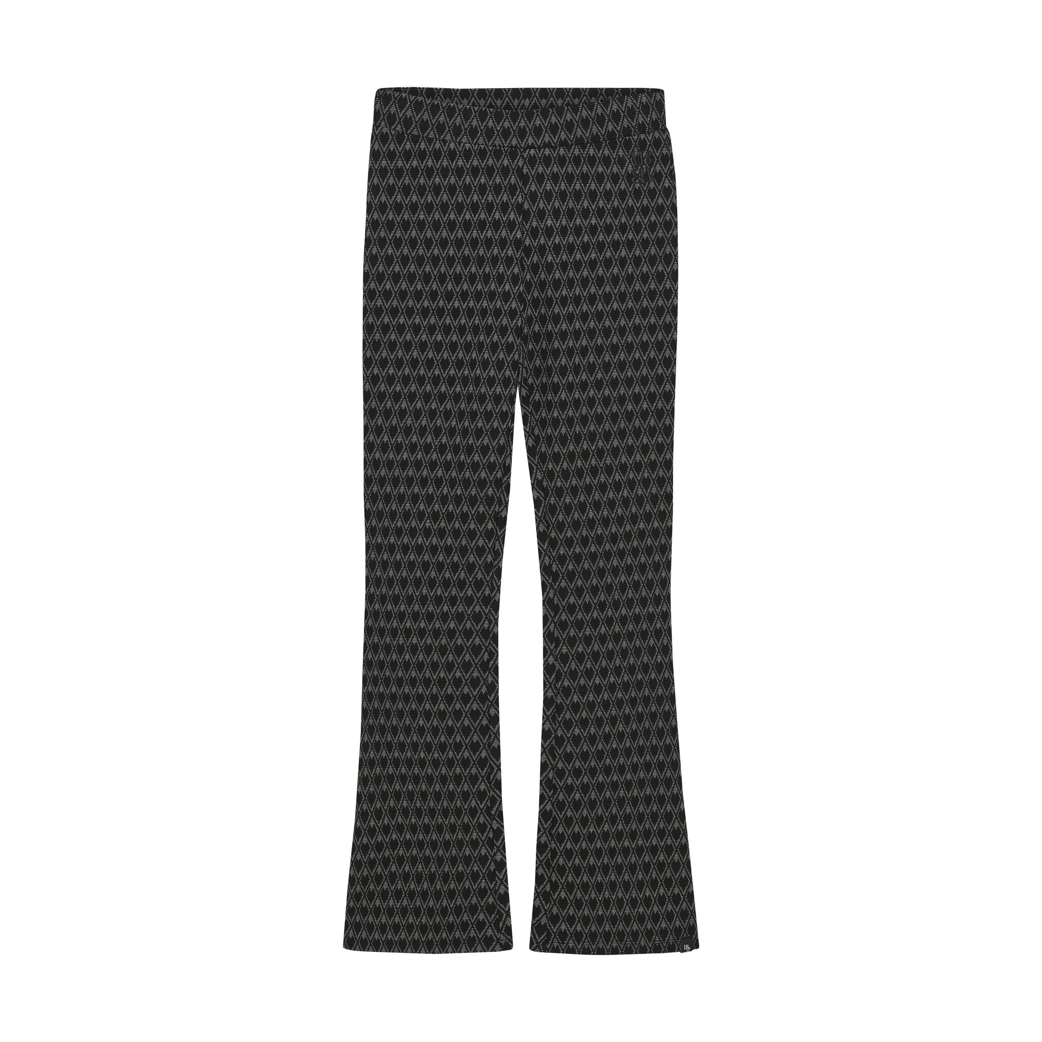 Indian Blue Jeans Winter flare broek meisjes - zwart - fancy