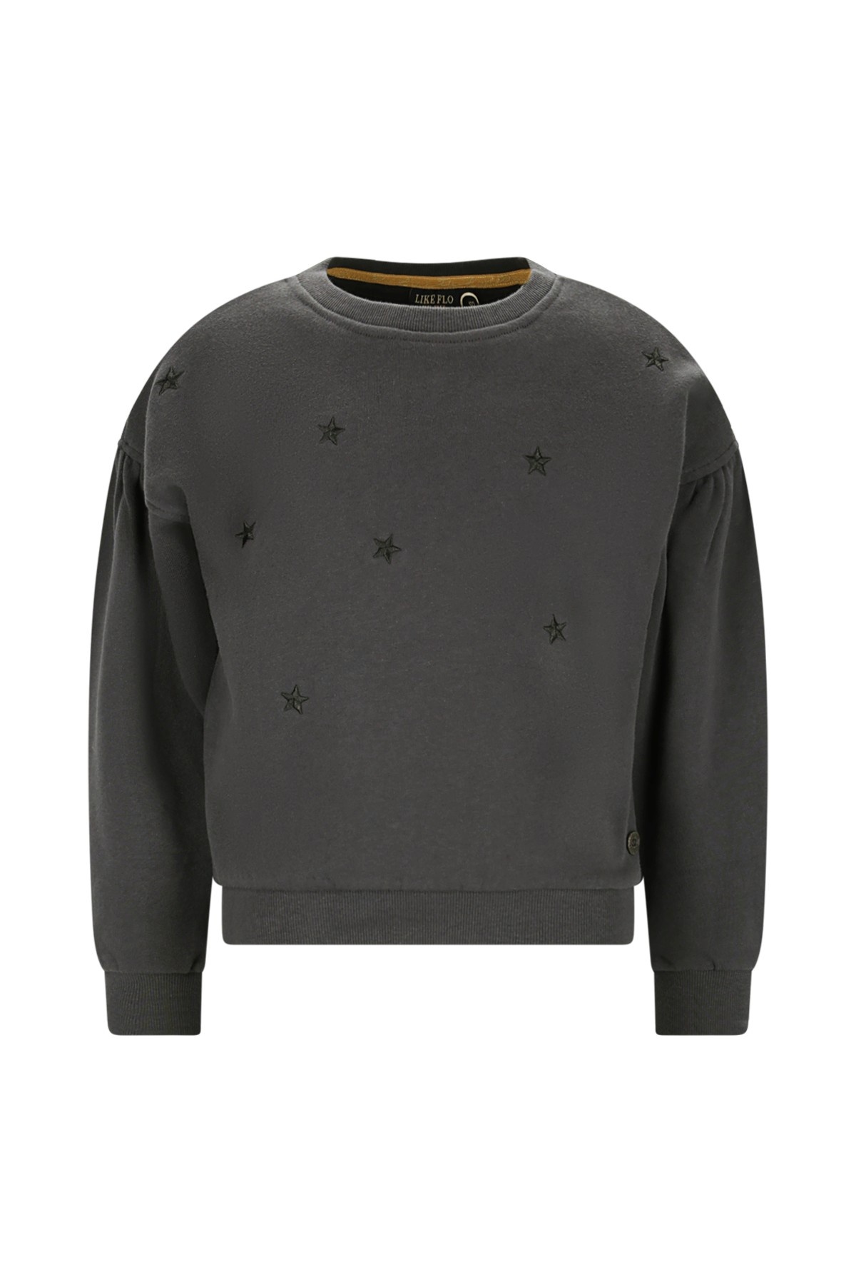 Like Flo winter sweater meisjes - grijs - Danee - print