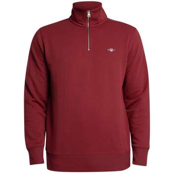 Gant Sweater  Regular Shield-sweatshirt met halve rits