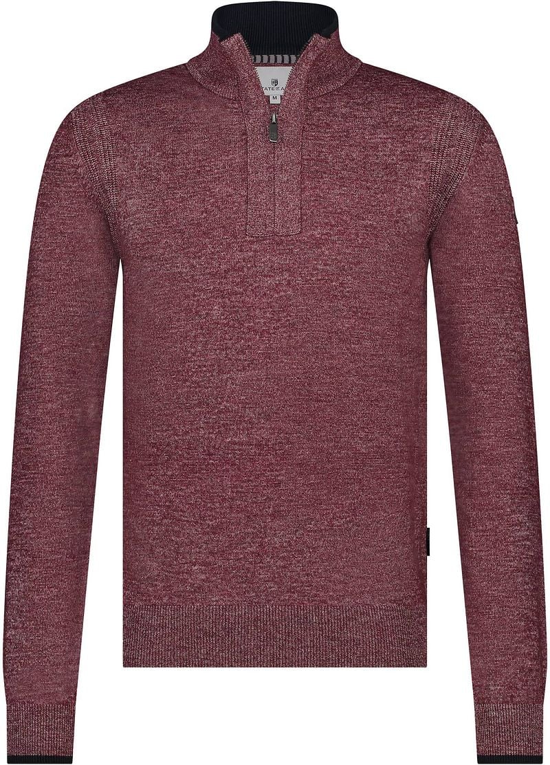 State of Art Half Zip Trui Rood