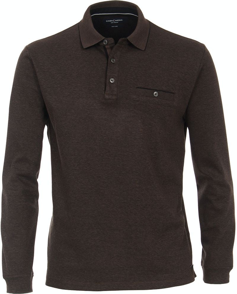 Casa Moda Polo LS Bruin