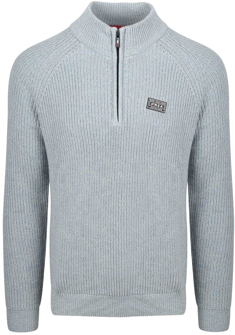 New zealand auckland NZA Half Zip Trui Drake Lichtblauw