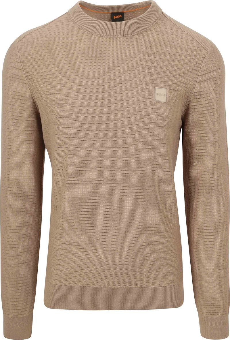 Boss Trui Anion Taupe