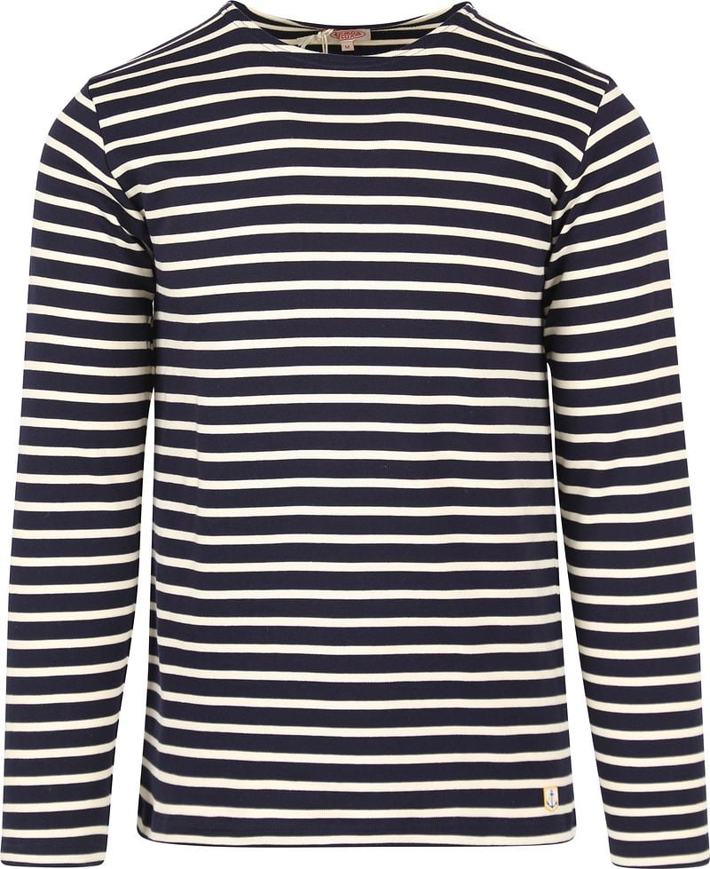 Armor-lux Houat Trui Strepen Donkerblauw