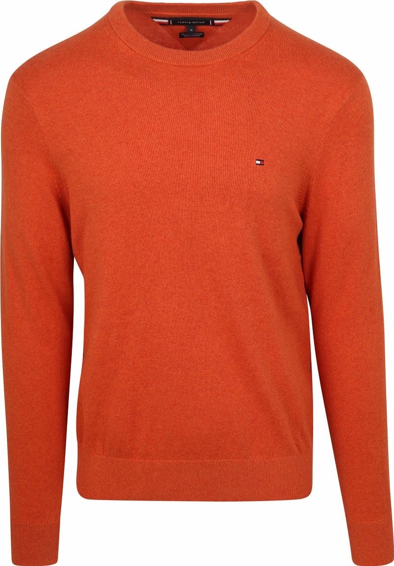 Tommy Hilfiger Pullover Cotton Kashmir Oranje