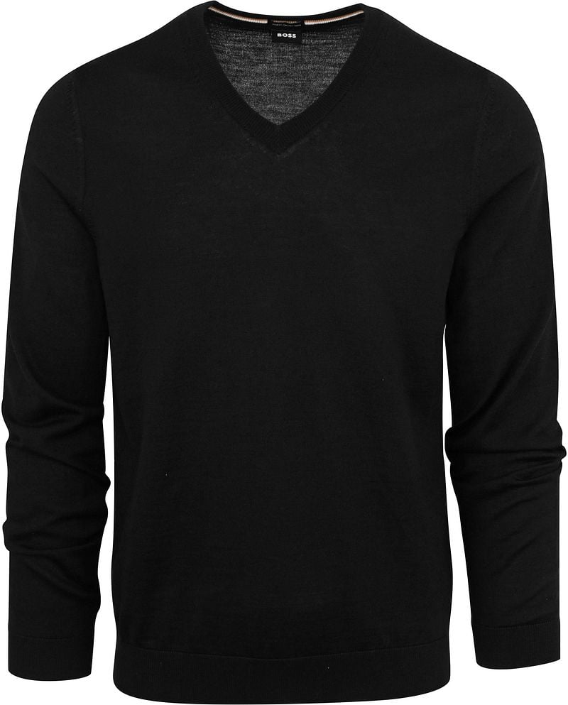 Boss Pullover Melba Wol Zwart