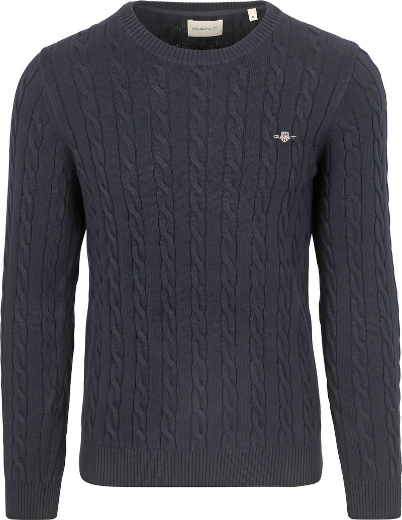 Gant Pullover Cable Navy