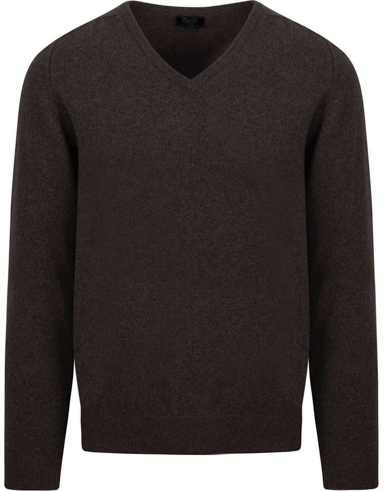 William Lockie Pullover Lamswol V Cocoa