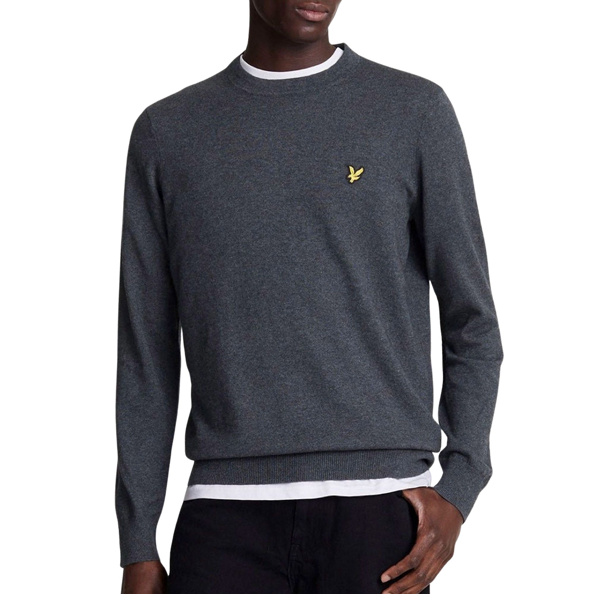 Lyle & Scott Cotton Merino Crewneck Sweater Heren