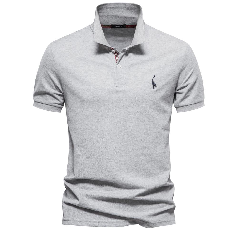 AIOPESON Men Fashion AIOPESON merk heren originele poloshirts katoenen poloshirts voor heren korte mouw hoge hoeveelheid polo heren nieuwe zomerkleding XL 90-100kg
