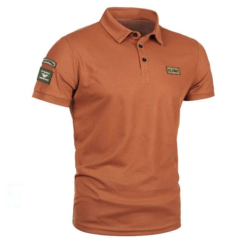 Peace RW Heren Zomer Effen Kleur Poloshirt Casual Korte Mouw Revers Poloshirt XXXXL