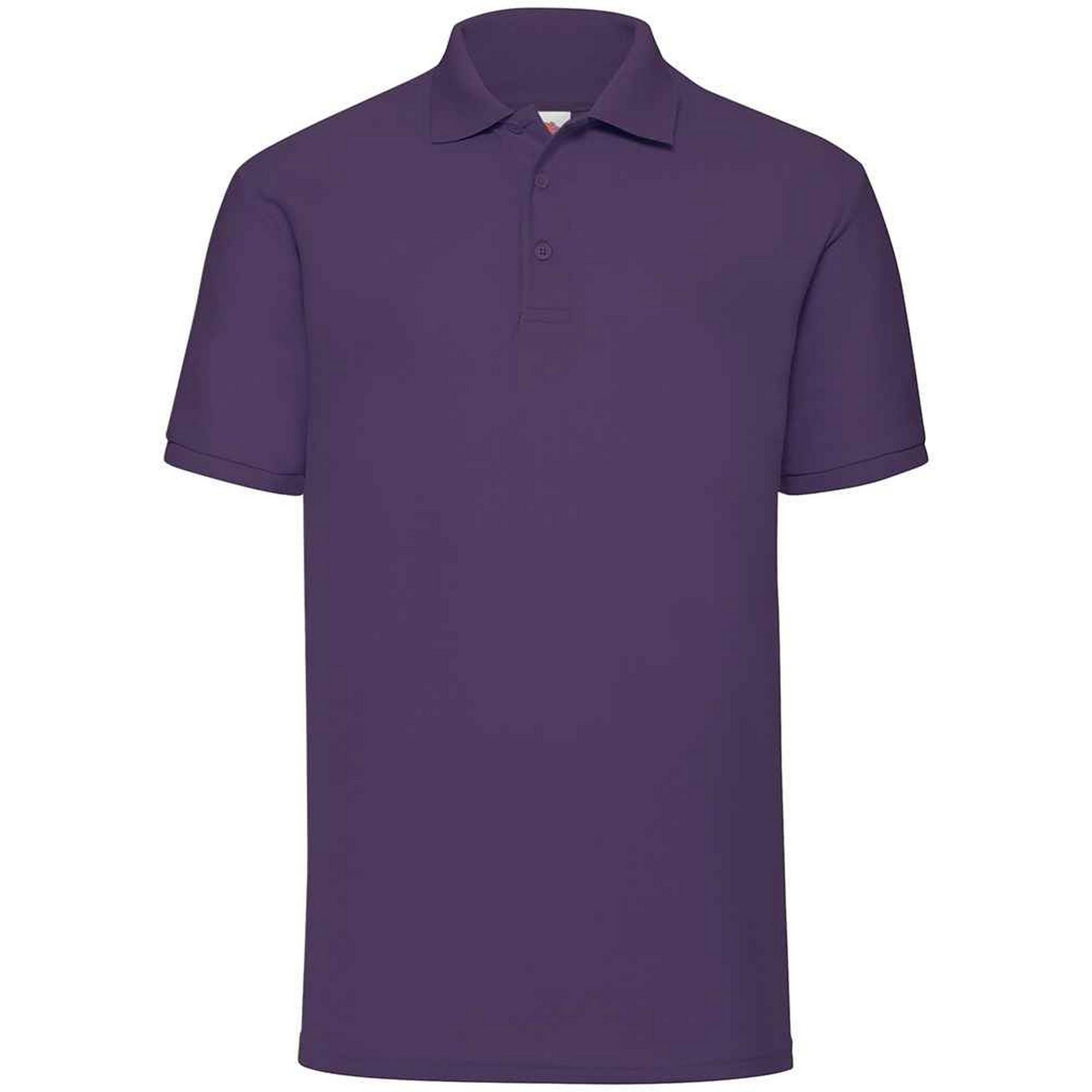 Fruit Of The Loom Mens Pique Polo Shirt XXL