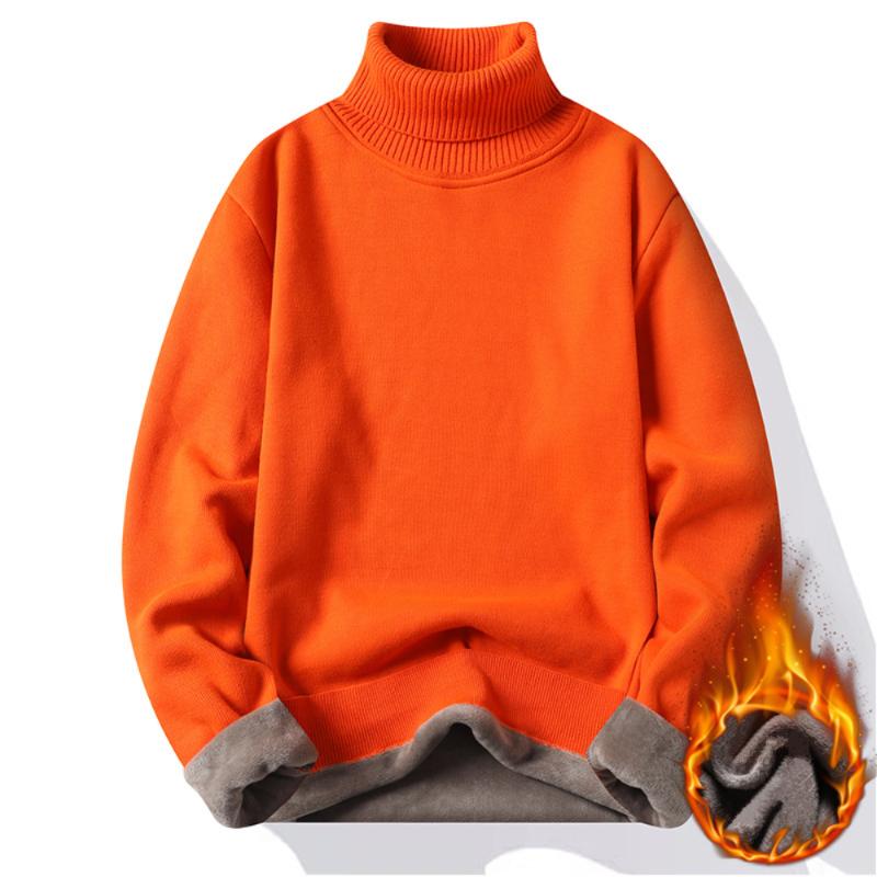 TYU01 Herfst Winter Mannen Coltrui Mannen Breien Truien Rollneck Gebreide Trui Warme Mannen Jumper Slim Fit Casual Trui Asian XL