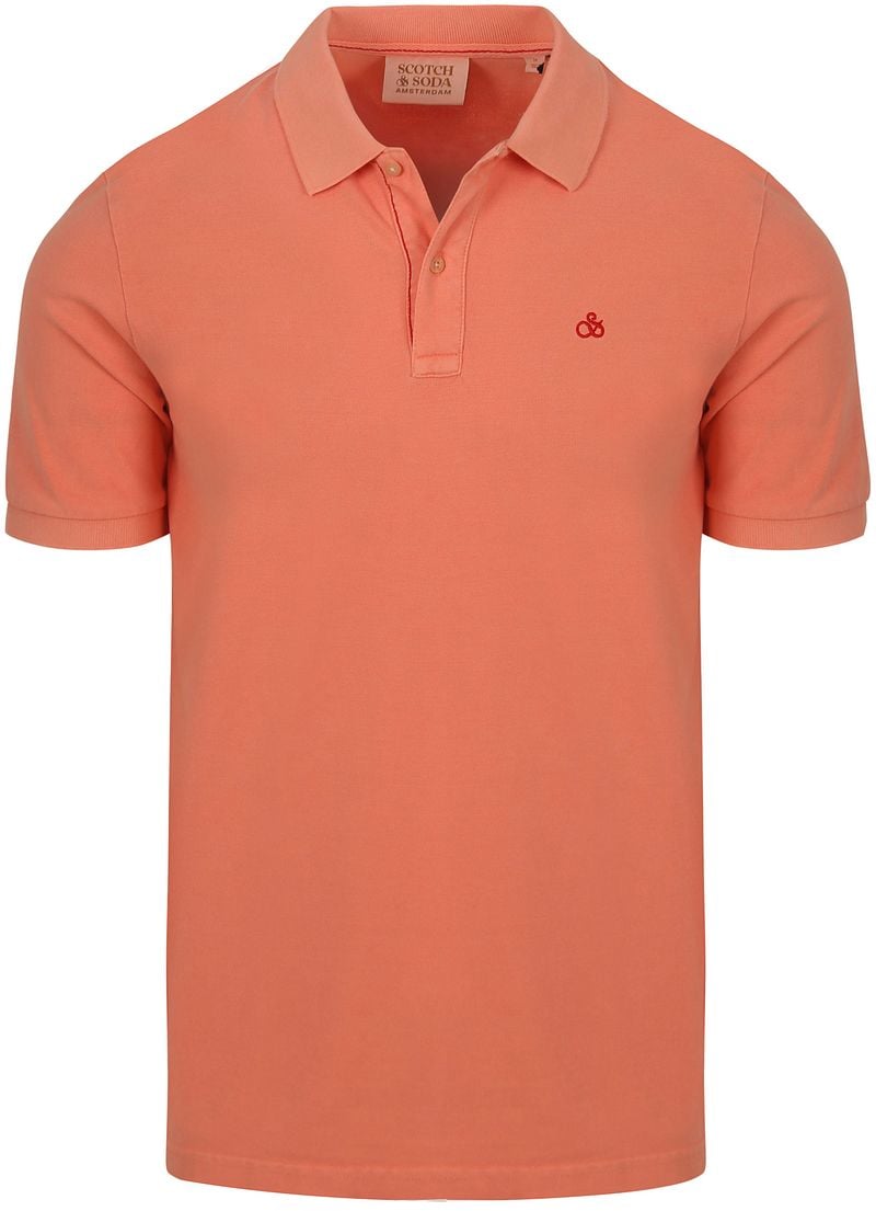 Scotch and Soda Poloshirt Piqué Roze
