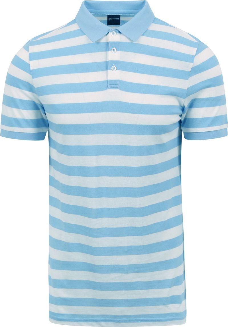 Suitable Balky Polo Lichtblauw