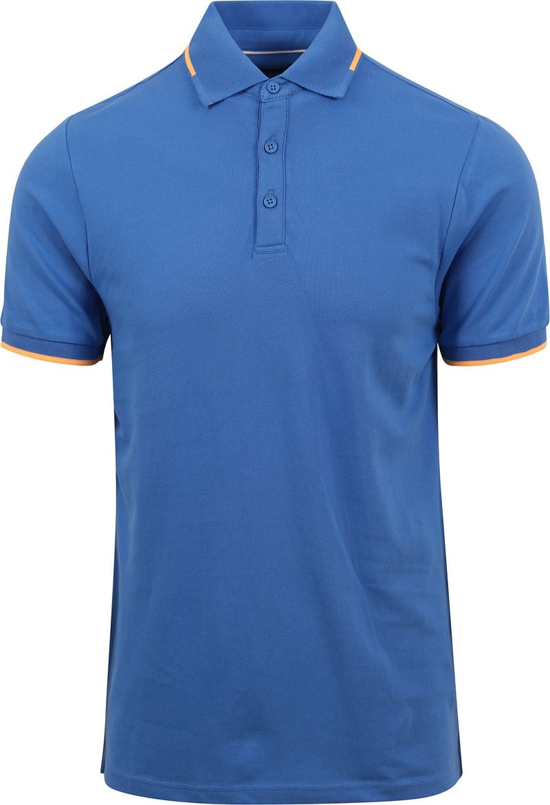 Suitable Fluo B Polo Blauw