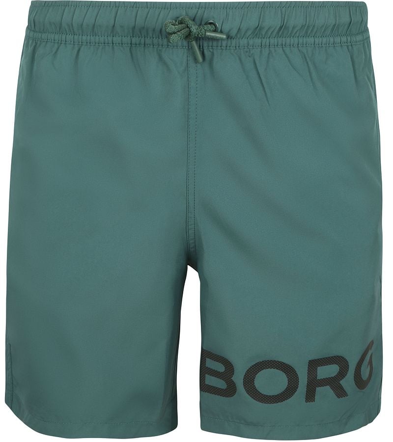 Bjorn Borg Zwembroek Logo Donkergroen