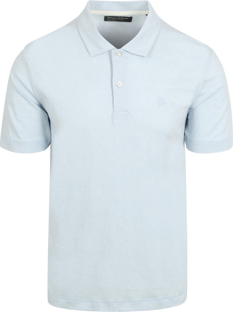 Marc O'Polo Poloshirt Slubs Starlight Blauw