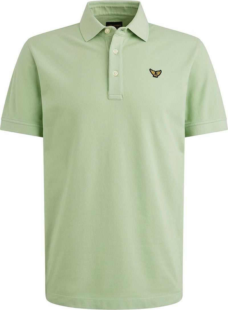 PME Legend Polo Piqué Garment Dye Lichtgroen
