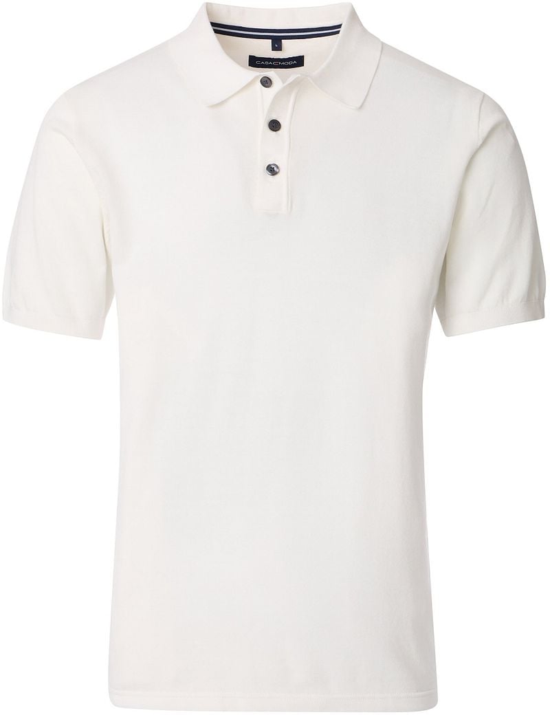 Casa Moda Polo Knitted Off White