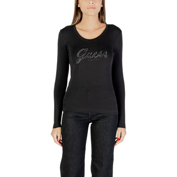 Guess T-Shirt Lange Mouw  CN LS EMBRO SCRIPT LOGO TEE W5YI26 J1314