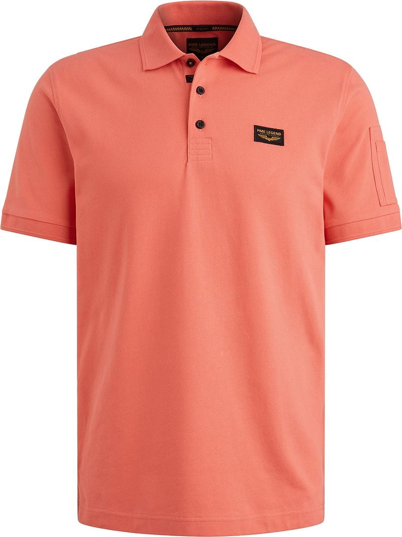 PME Legend Poloshirt Trackway Coral