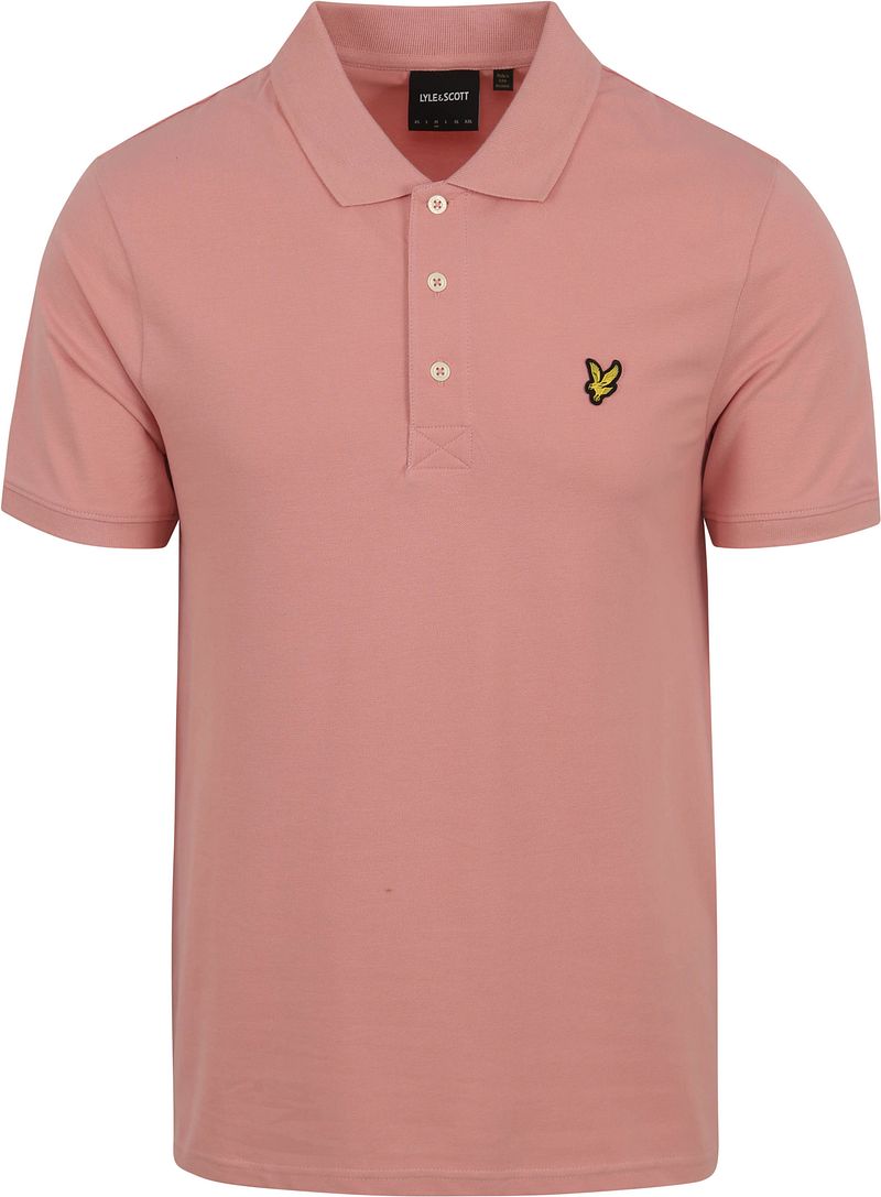 Lyle and Scott Polo Plain Roze