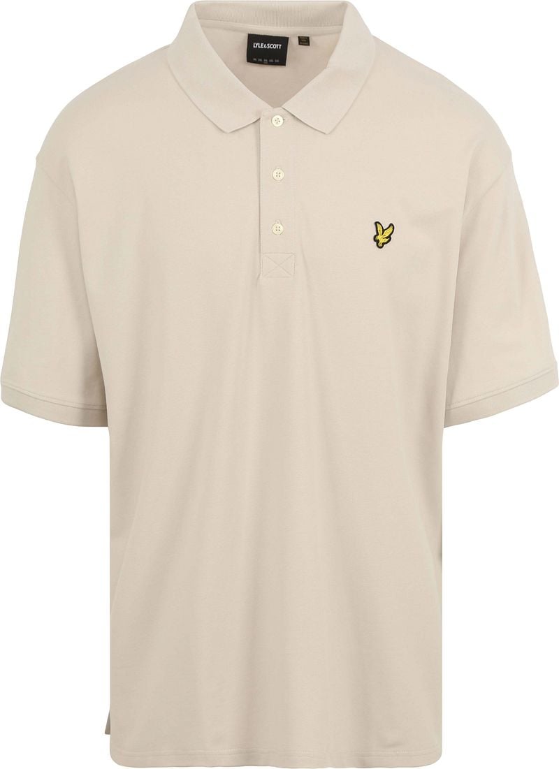 Lyle and Scott Plussize Polo Ecru
