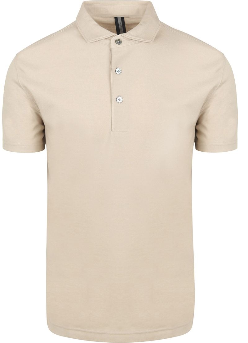 Profuomo Poloshirt Luxury Knitted Beige