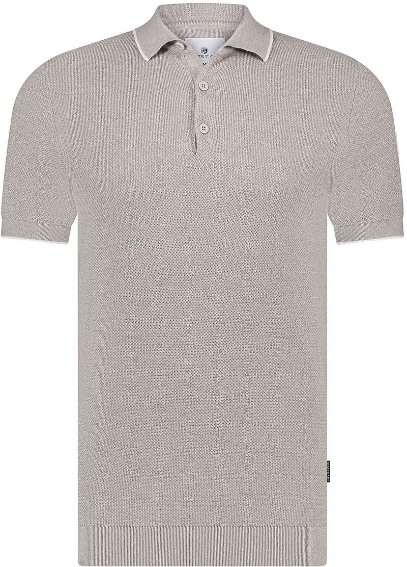 State of Art Pique Polo Lichtbruin