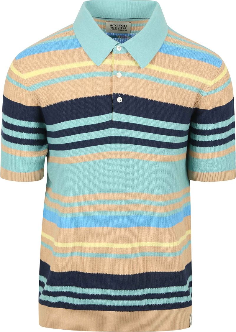 Scotch and Soda Knitted Polo Multicolour