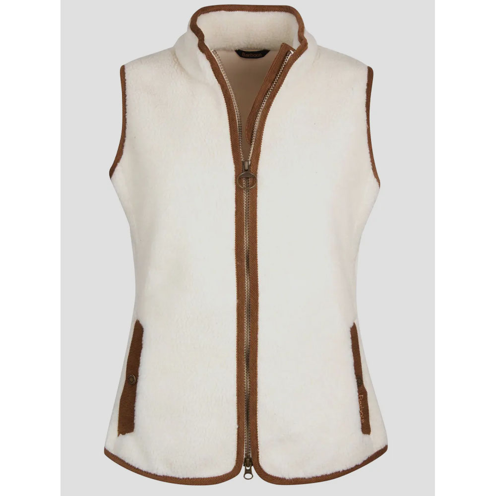 Barbour Dames Bodywarmer Fleece Burford Winter Pearl