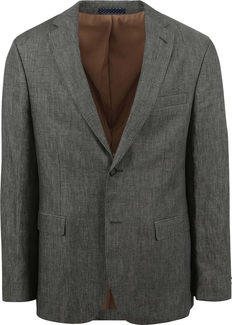 Suitable Blazer Linnen Groen