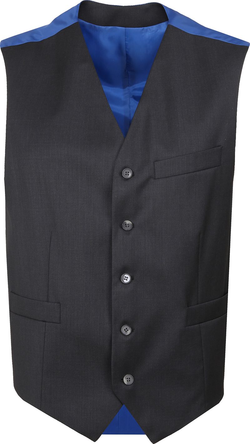 Suitable Gilet Piga Wol Antraciet