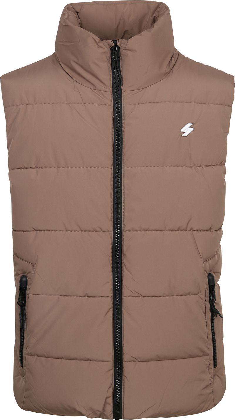 Superdry Sports Puffer Bodywarmer Beige