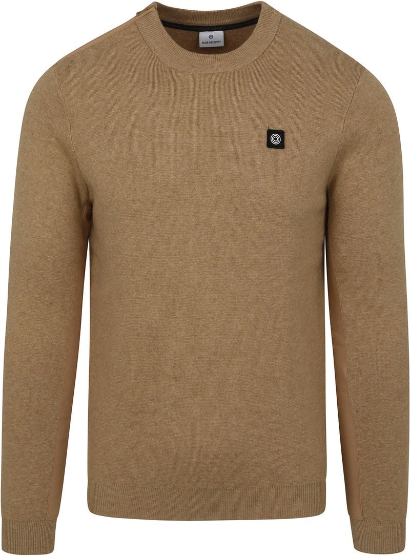 Blue Industry Trui Beige Zipper