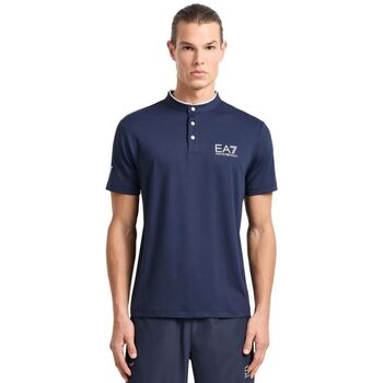Emporio Armani Polo Shirt Korte Mouw  8NPT21-PJEMZ-1554 BLU NAVY
