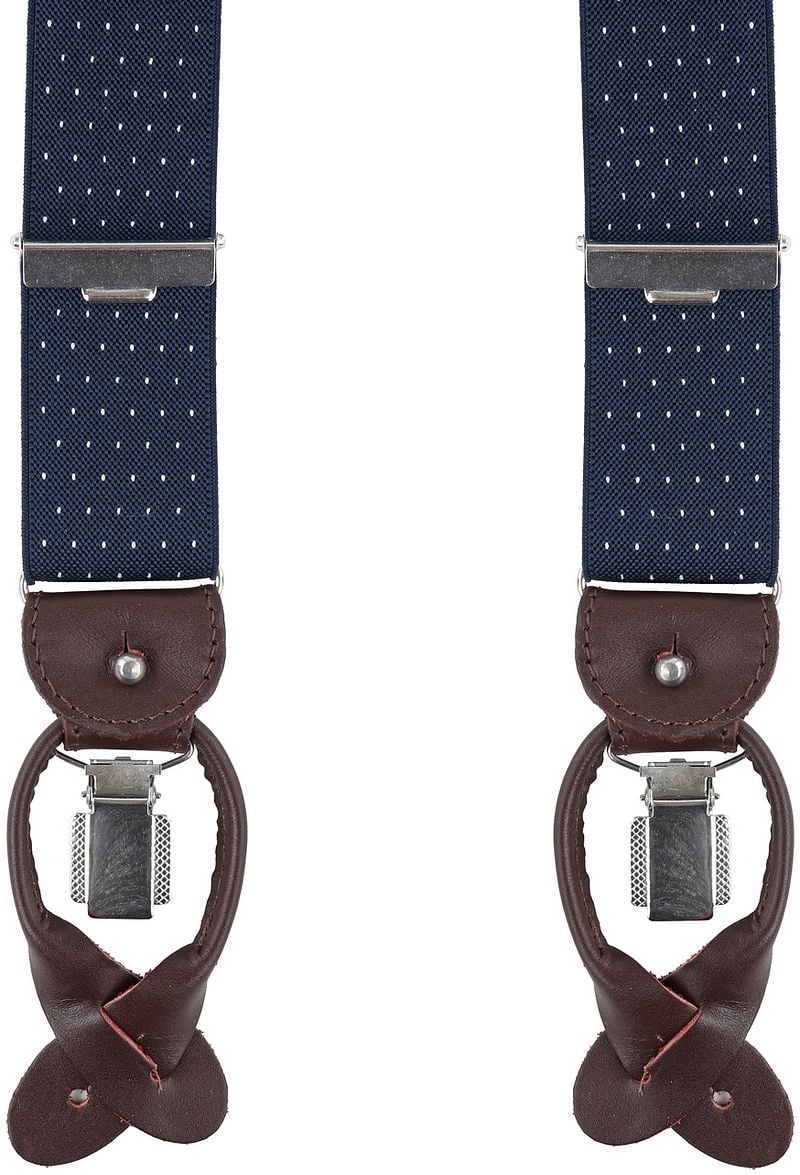 Profuomo Luxe Bretel Navy-Wit -
