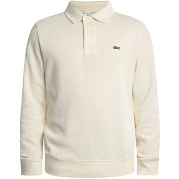 Lacoste Polo Shirt Lange Mouw  Geribbelde katoenen polokraag sweatshirt