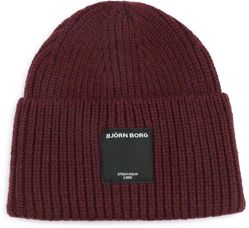 Bjorn Borg Knitted Muts Bordeaux -
