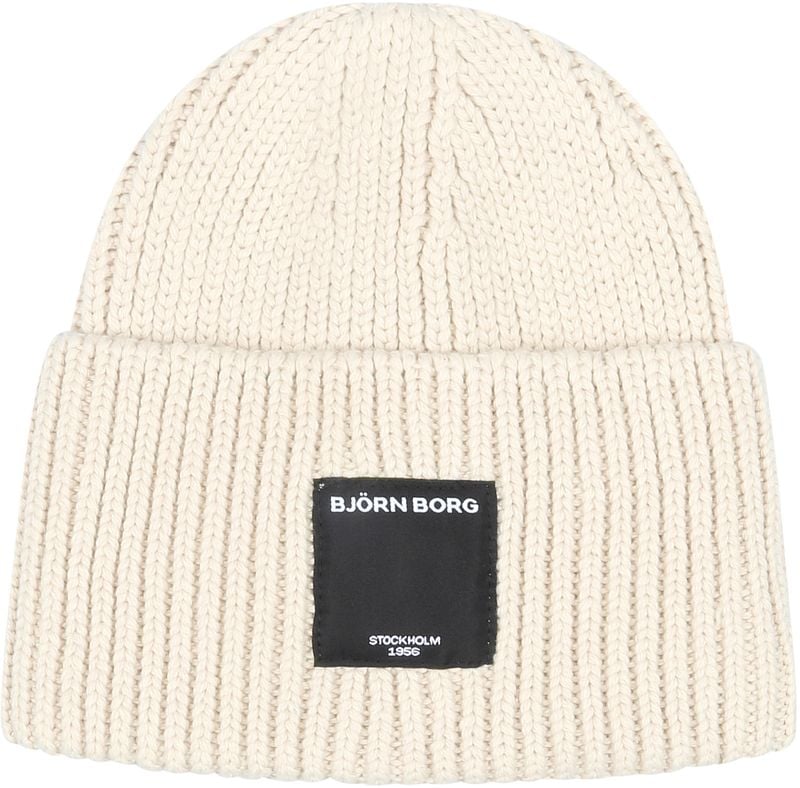 Bjorn Borg Knitted Muts Ecru -
