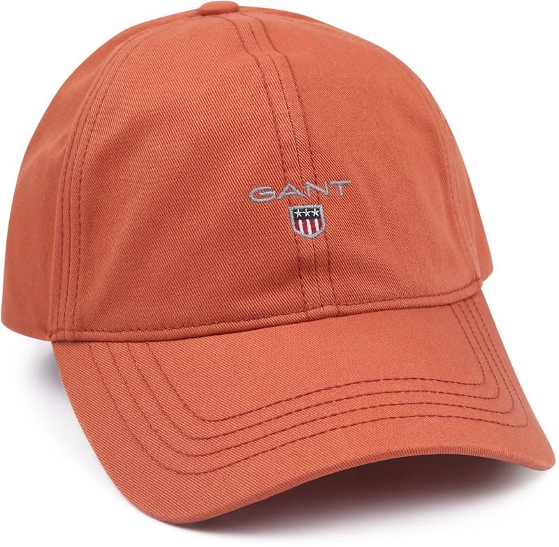 Gant Cap Katoen Oud Rood