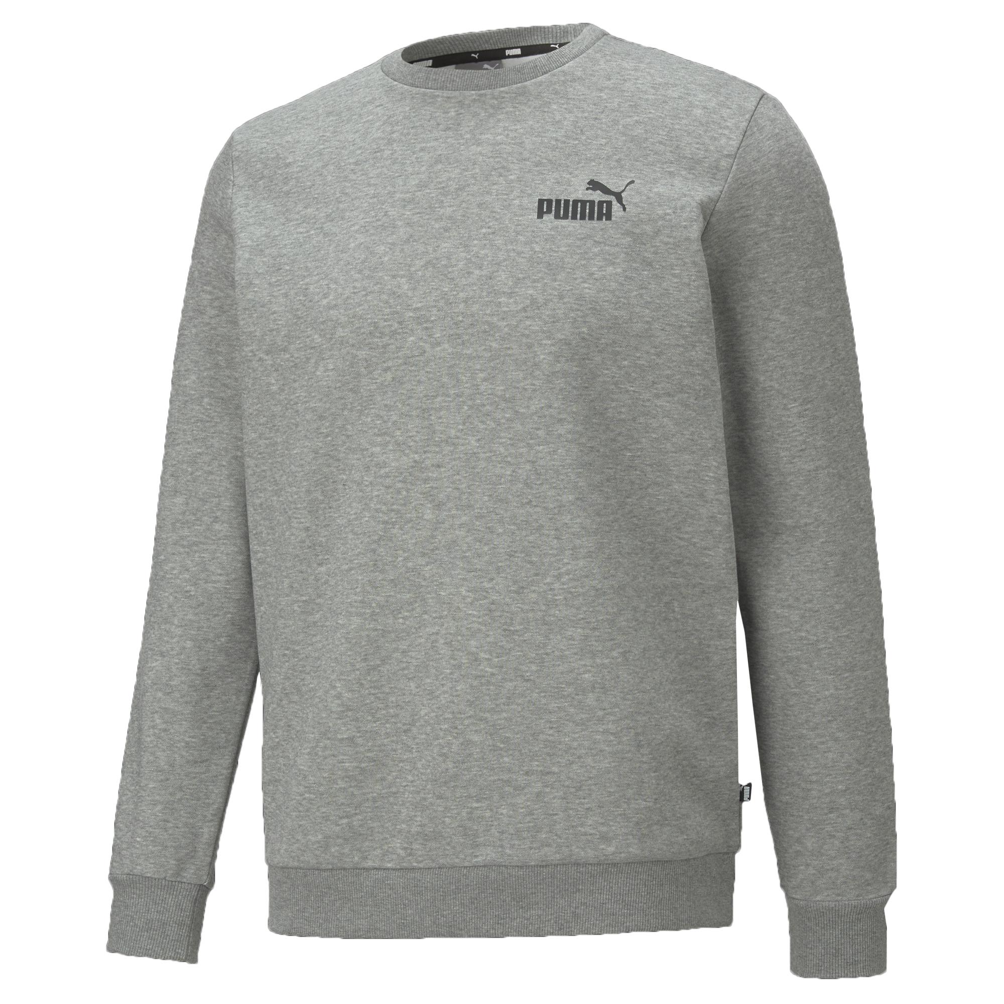 Puma herensweatshirt met ESS-logo M grijs