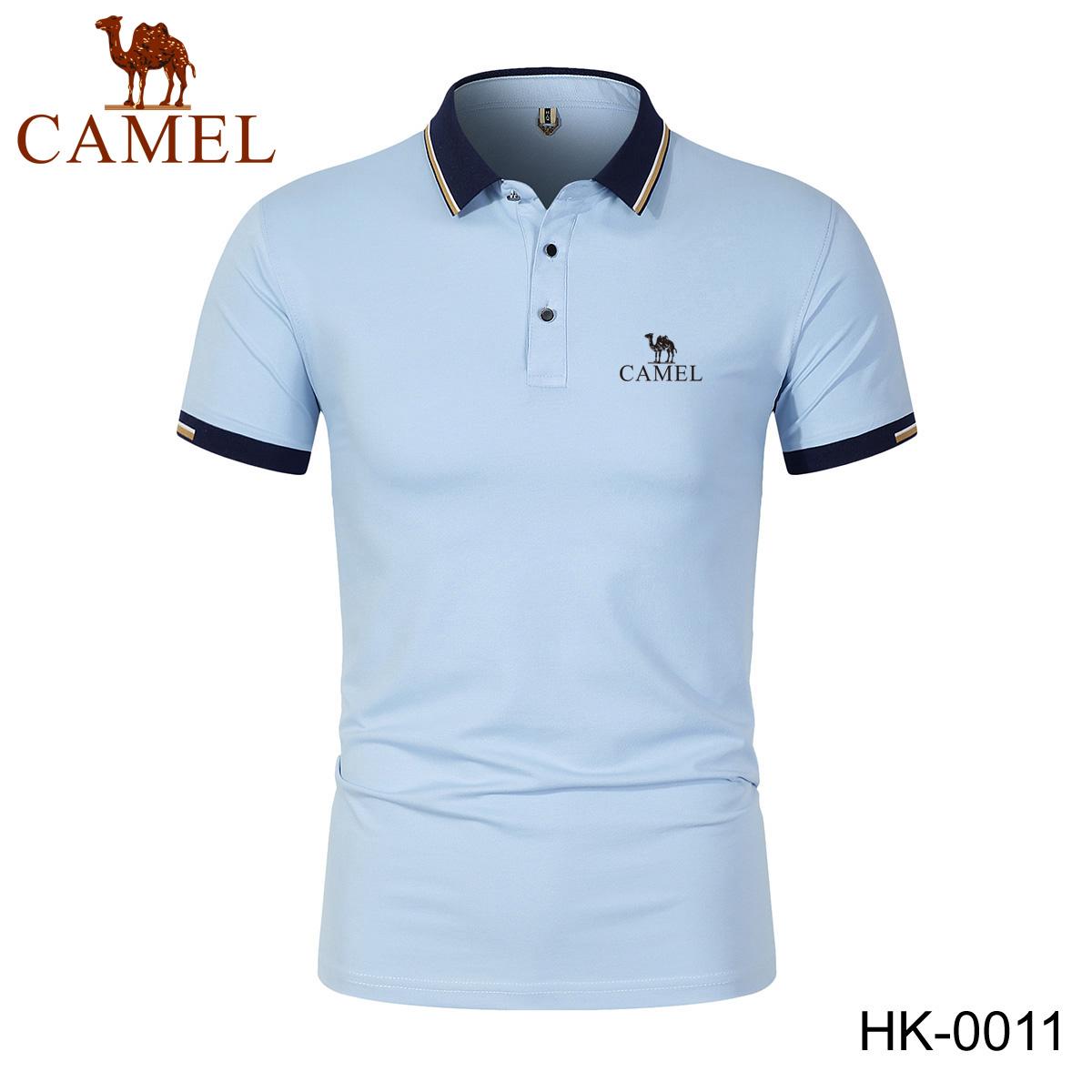 Camel 2024 Lente/Zomer Nieuw Katoenen Geborduurd Poloshirt Met Polokraag Voor Heren En Dames, Zakelijk En Vrije Tijd 2XL