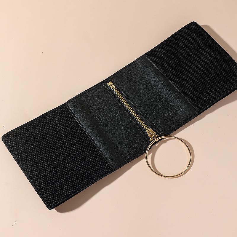 CrossCart Modieuze elastische brede tailleband voor dames - Trendy, veelzijdig en decoratief voor rokken en shirts