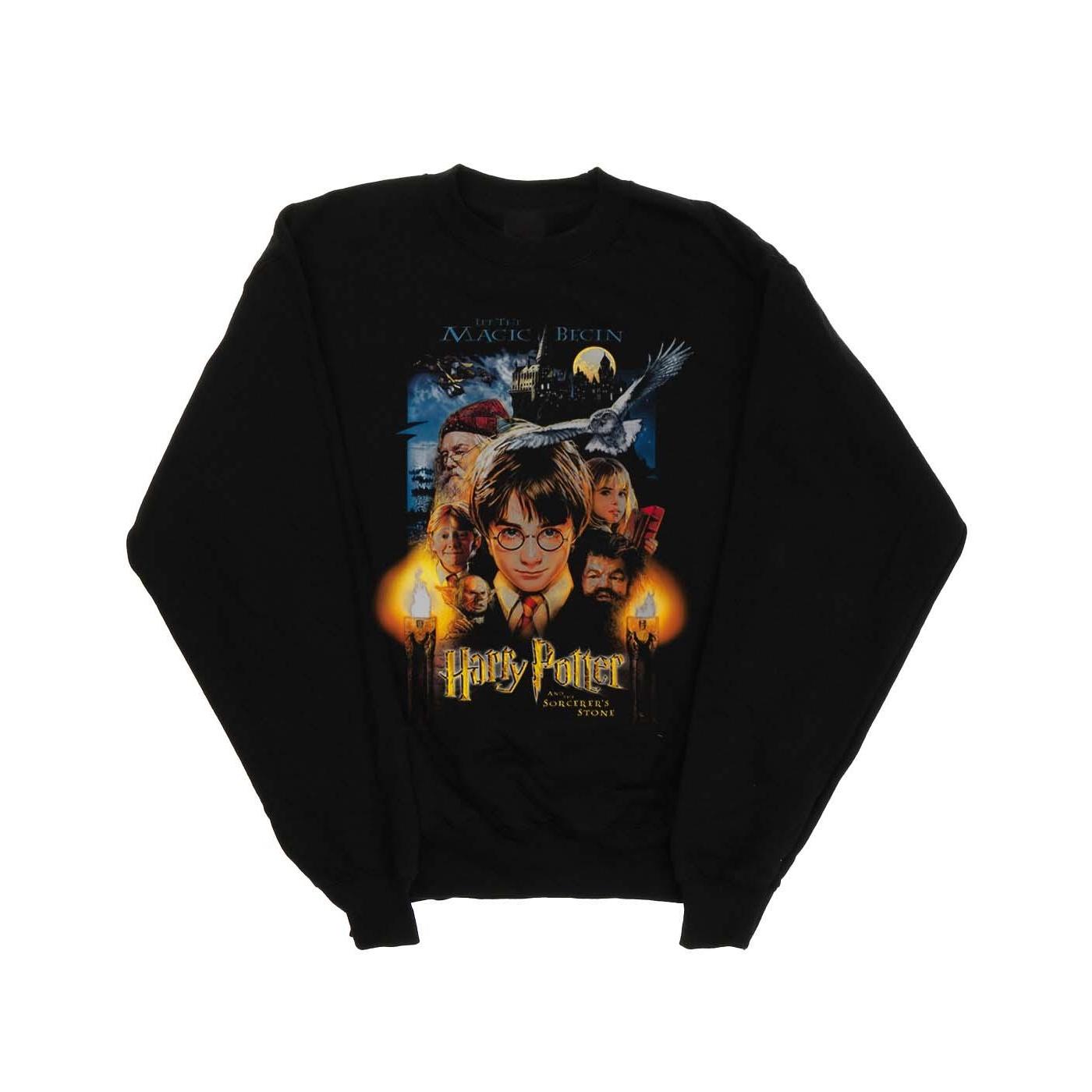 Harry Potter Girls The Sorcerer´s Stone Poster Sweatshirt 7-8 Years