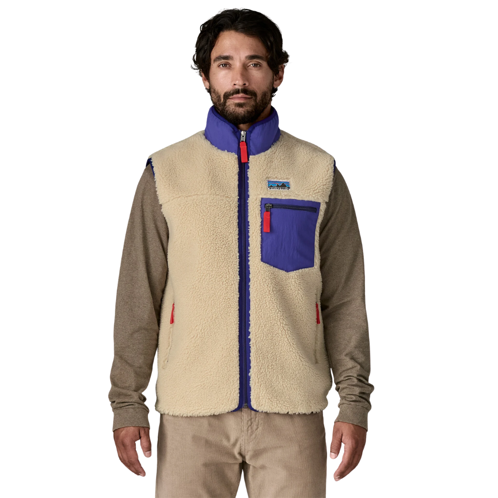 Patagonia Classic Retro-X Fleece Vest Dark Natural